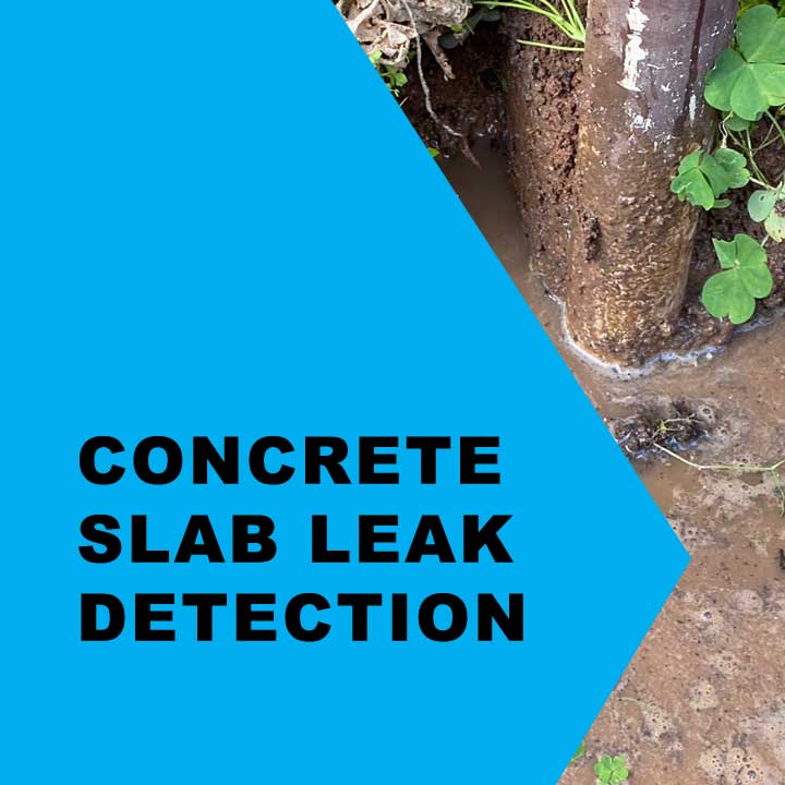 Concrete slab leak detection