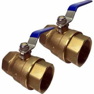 Single lever ball valve